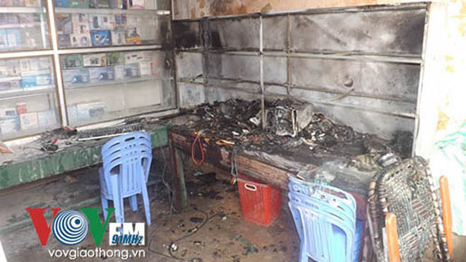Hiện trường vụ cháy