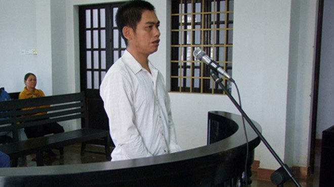 Bị cáo Điểu Sơn trước vành móng ngựa