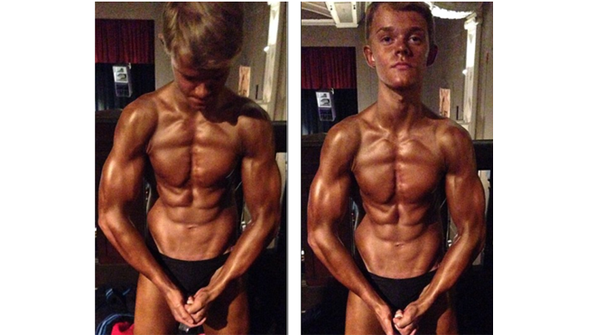 Cosmo Taylor - chàng lực sĩ trẻ nhất tại Anh.