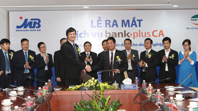 MB và Viettel hợp tác triển khai dịch Bankplus CA cho Khách hàng doanh nghiệp
