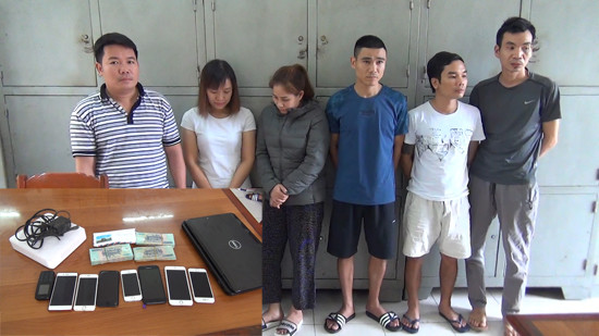 Các đối tượng bị bắt giữ