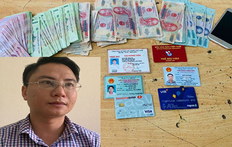 Phóng viên thử việc bị phạt 30 tháng tù vì cưỡng đoạt tài sản