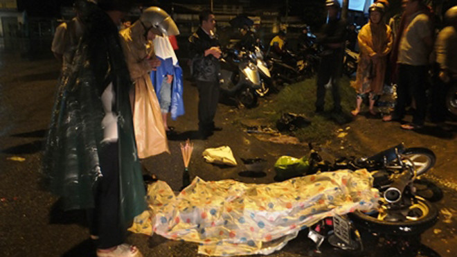 Hiện trường vụ tai nạn