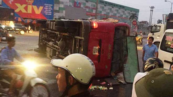 Hiện trường vụ tai nạn (ảnh: FB)