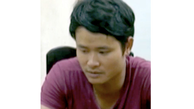 Thỏa tại cơ quan công an.