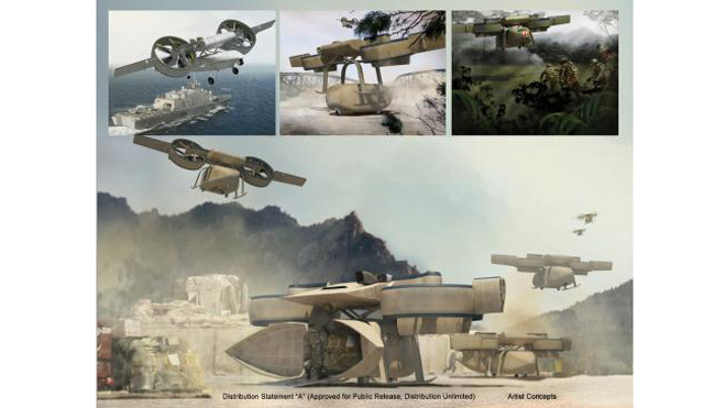 UAV ARES tương lai của Thủy quân lục chiến Mỹ.