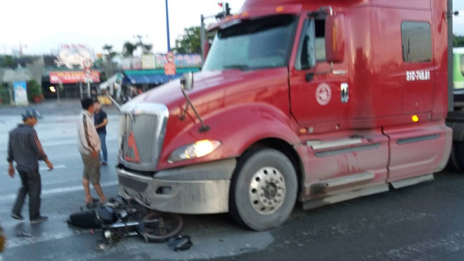 Hiện trường tai nạn.