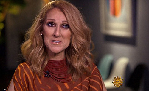 Celine Dion trên chương trình "CBS Sunday Morning".