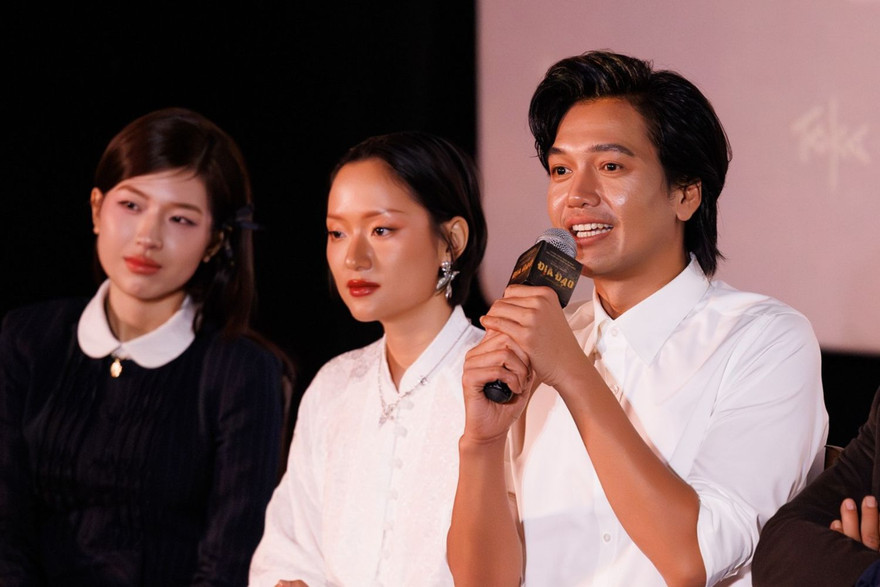 Quang Tuấn được "bản gốc" khen khi đóng phim "Địa Đạo"