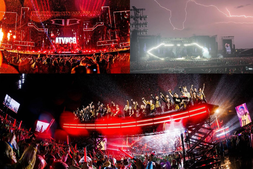 Concert ATVNCG D-6: Dàn "Anh tài" và Gai Con cùng tắm mưa và hát hết mình