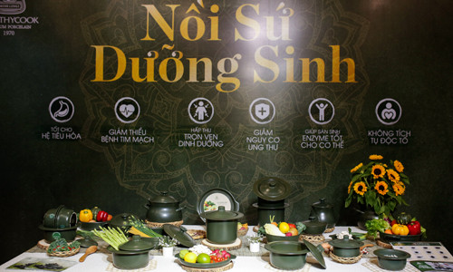 Nồi sứ dưỡng sinh Minh Long: Nấu ăn ngon, tốt cho sức khỏe
