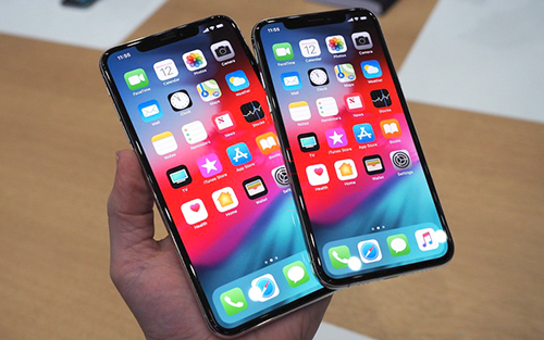 Phone Xs (bên phải) không hấp dẫn người dùng bằng iPhone Xs Max (bên trái).