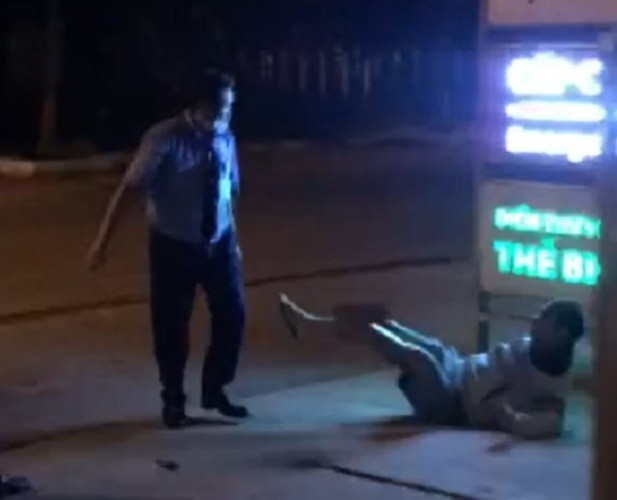 Bảo vệ bệnh viện ở Bình Dương đấm ngã người nhà bệnh nhân