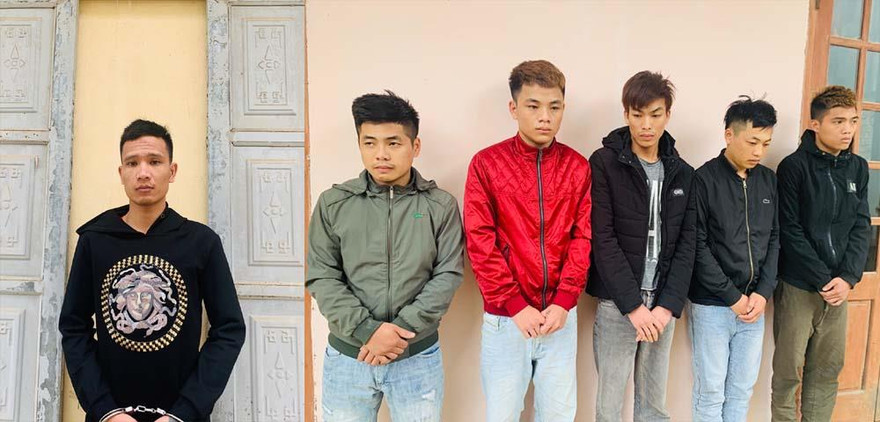 Các đối tượng bị bắt giữ