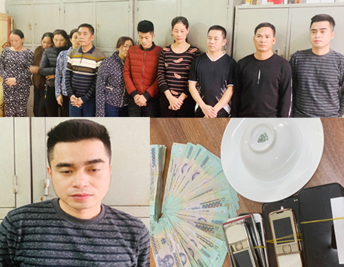 Các đối tượng và tang vật