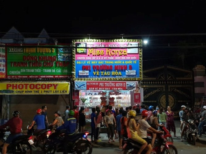 Đại lý vé máy bay nơi xảy ra vụ việc