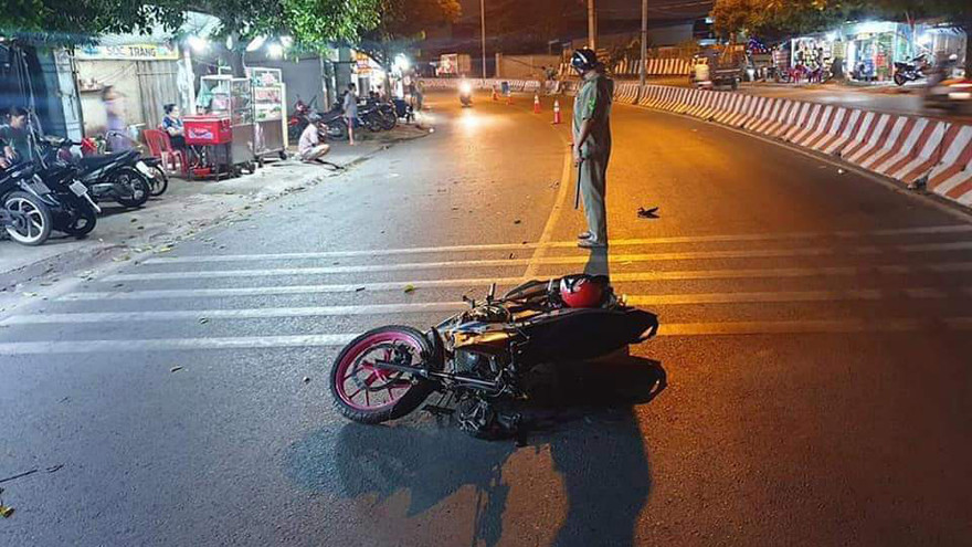 Hiện trường vụ tai nạn 