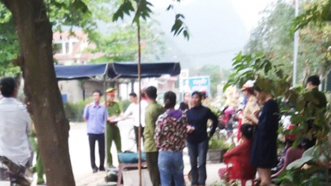 Cơ quan chức năng đang có mặt ở hiện trường để điều tra vụ việc