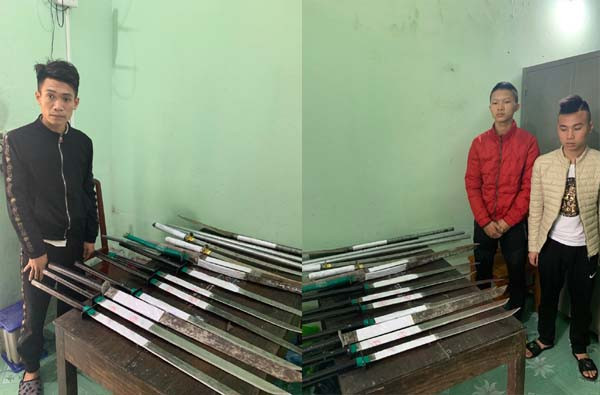 Các đối tượng bị bắt giữ