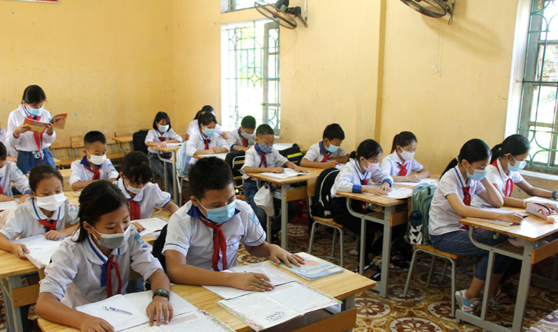 Từ 22/11, học sinh các cấp học tại Hà Nam trở lại trường học tập trung - Ảnh: Hoàng Long