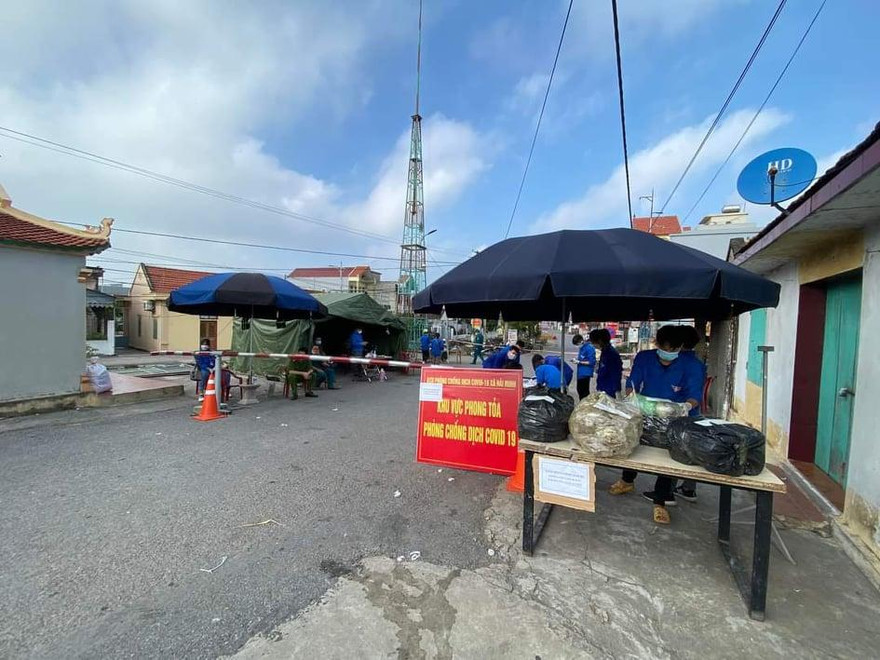 Dịch COVID-19 tại Nam Định đã lan rộng ra 10/10 huyện, thành phố - Ảnh: Hoàng Long