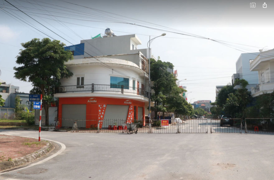 Đường phố Nam Định vắng lặng sau khi xuất hiện ổ dịch mới - Ảnh: Hoàng Long