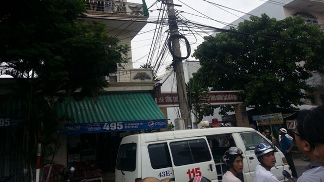 Ngôi nhà nơi xảy ra vụ việc. Ảnh Đức Hoàng