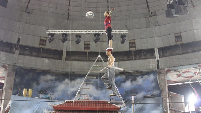 Làm nghề xiếc là làm bạn với chấn thương, nguy hiểm. 