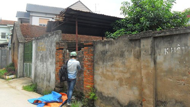  Ngôi nhà xảy ra vụ án mạng.