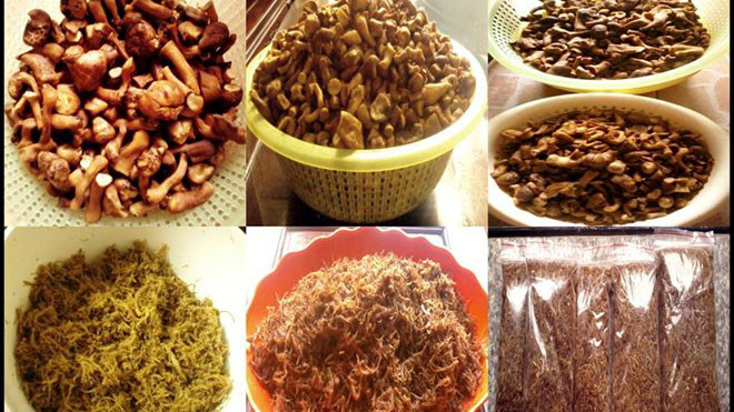 Ruốc nấm được yêu thích, chân nấm hương cháy hàng trong mùa ăn chay. 