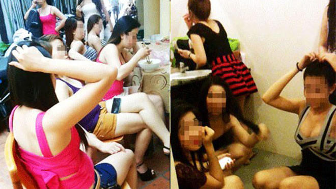 Dàn nhân viên sexy, nóng bỏng của nhà hàng P.B và phòng thay đồ của nhân viên. 