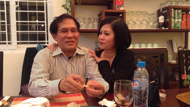 Minh Hằng hạnh phúc với người chồng hiện tại 