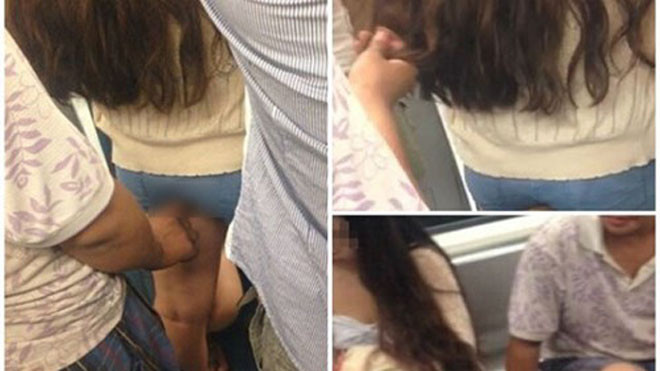 Phẫn nộ yêu râu xanh sờ mó gái trẻ trên tàu