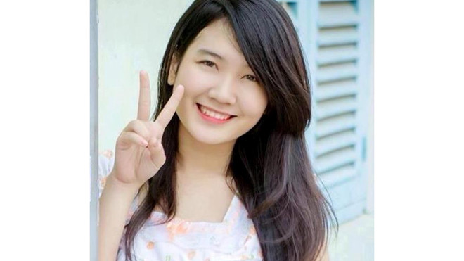 Chân dung cô gái đọc bức tâm thư gây sốt. 