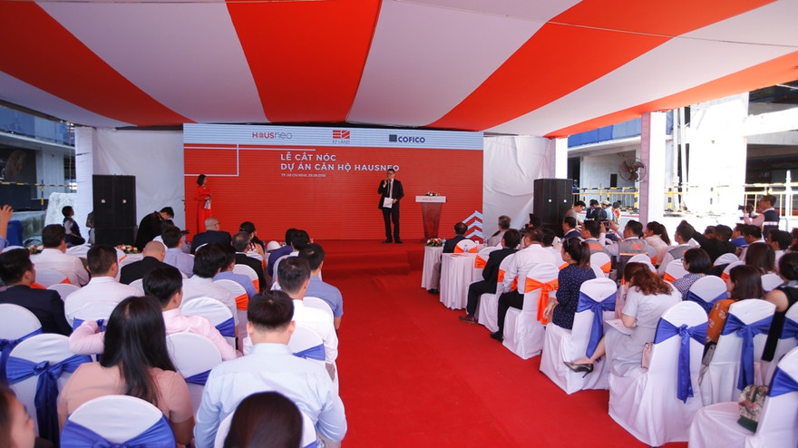 Dự án Hausneo cất nóc vượt tiến độ
