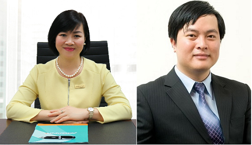 Bà Dương Thị Mai Hoa và ông Phạm Duy Hiếu.