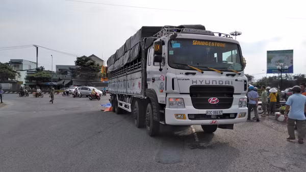 Hiện trường vụ tai nạn 