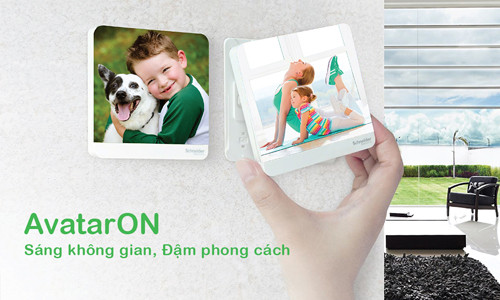 Bật tắt nghệ thuật với dòng ổ cắm, công tắc AvatarON
