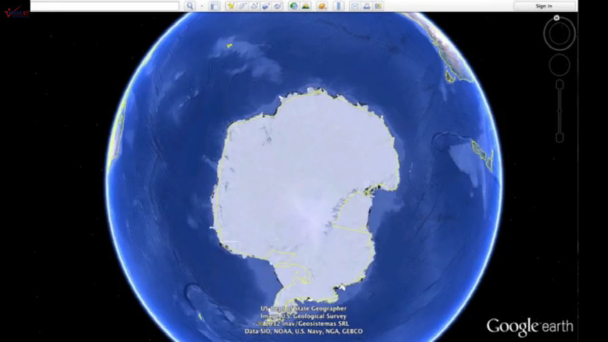 Phát hiện công trình bí ẩn bị chôn vùi ở Nam Cực?