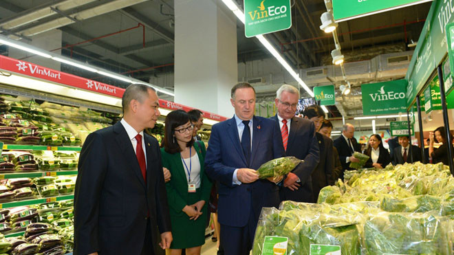 Thủ tướng New Zealand thăm Vinmart