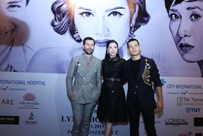 NTK Alexis Mabill, Lý Nhã Kỳ và đạo diễn Việt Tú.