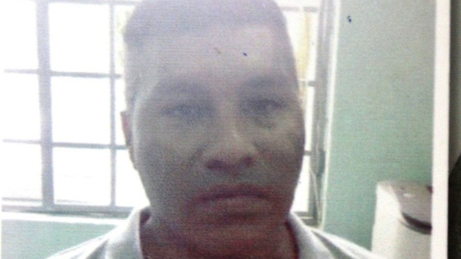 Nuez Correa Elmer Eduardo tại cơ quan điều tra. Ảnh: N.A