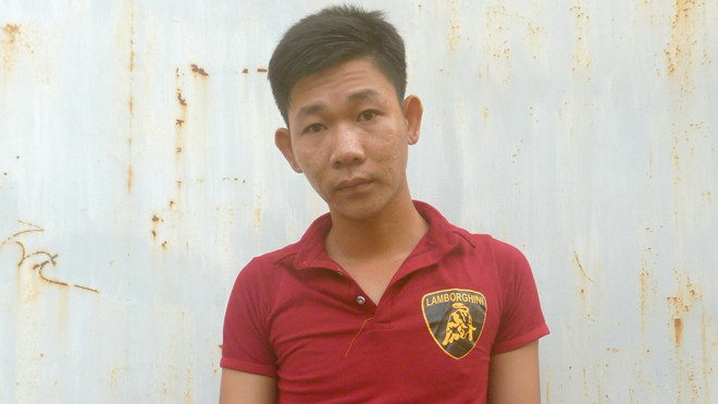 Trần Giác Thông tại cơ quan công an 