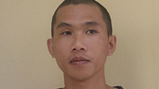 Tín tại cơ quan điều tra. Ảnh: Hoàng Táo