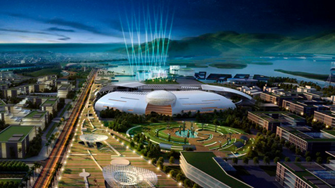 Dự kiến Trung tâm hành chính Khánh Hòa trong tương lai.