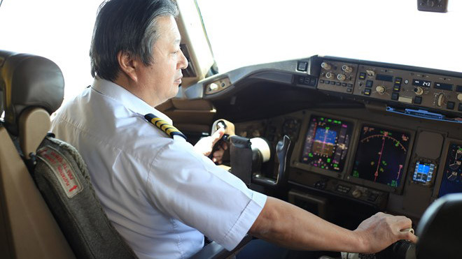 Thầy An Văn Vinh đã có 20 năm giảng dạy nghề phi công.