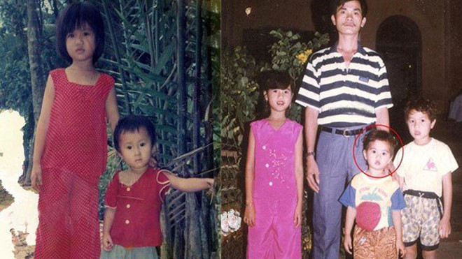 Những bức ảnh hồi bé của Ngọc Trinh