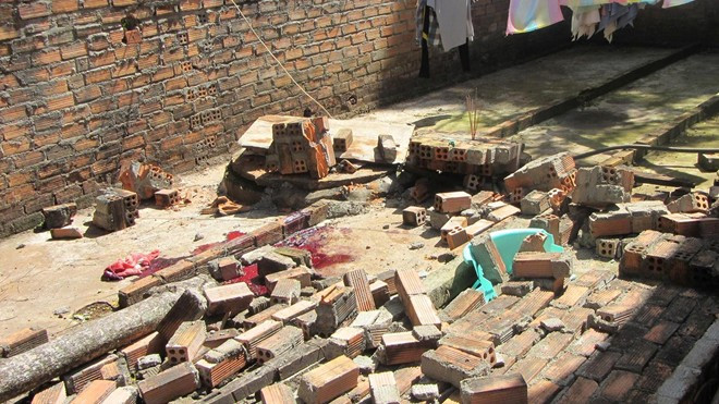 Hiện trường xảy ra vụ việc. Ảnh: M. Q