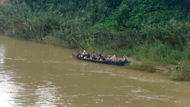 Khu vực tìm thấy thi thể hai nạn nhân. Ảnh: Nguyễn Trang