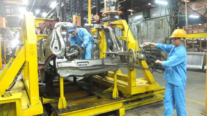 Bộ Tài chính muốn khuyến khích ngành công nghiệp ô tô phát triển qua công cụ thuế. Ảnh: Đức Huy